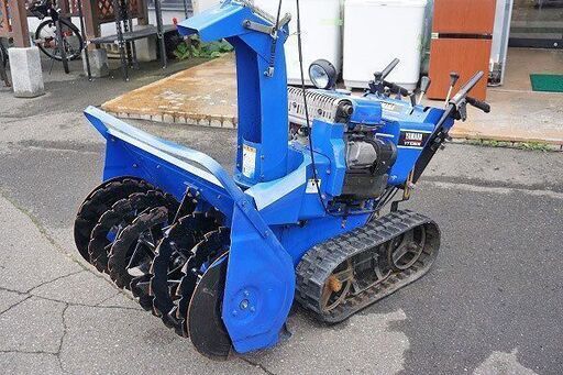 【苫小牧バナナ】指定業者にてメンテナンス済み YAMAHA/ヤマハ 除雪機 10馬力 800mmオーガ YT1080E 動作確認済み 苫小牧から出品♪