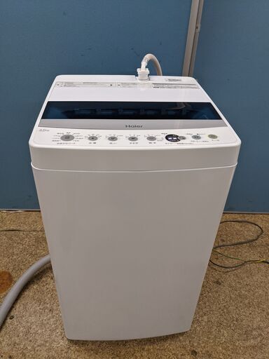 2019年製/高年式　Haier ハイアール 4.5kg 全自動電気洗濯機 JW-C45D