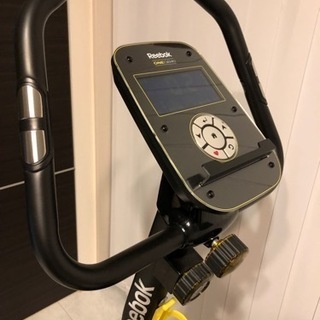 リーボック　エアロバイク　one gb40 イエロー　アルインコ　マット付きの画像