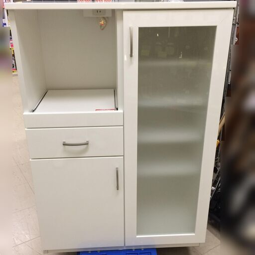 J666 ニトリ レンジ台 レンジボード COPAIN コパン 80MRB-WH ホワイト 800×400×1145 クリーニング済み