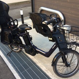 地域限定送料無料 パナソニック ギュットアニーズ 三人乗り 子供乗せ 8