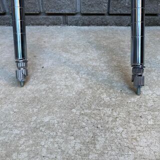 メタルラック延長ポール　アイリスオオヤマ製　径２５mm　長さ６０cm　錆なし、傷無し　４本の画像