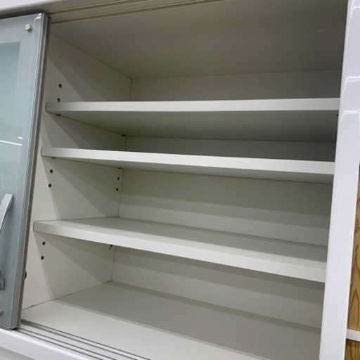カップボード　食器棚　側面状態不良