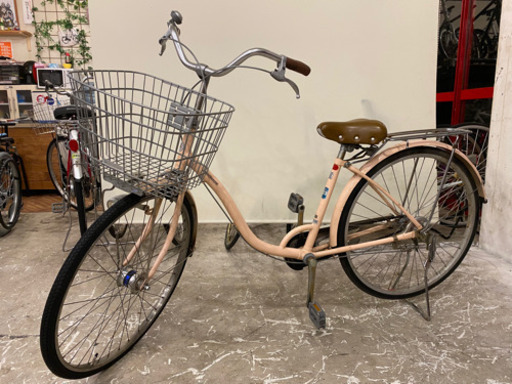 ブリヂストン　ピンク　26インチ　LEDオートライト