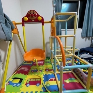 🔥最終値下げ🔥アンパンマン滑り台付きジャングルジムの画像