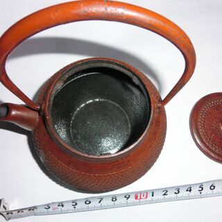 ◆鉄製器茶色です、使用感なし、中も綺麗、👉お問い合わせ前にプロフィールをお読み下さい。の画像