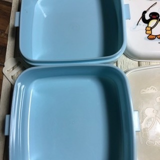 ピングー ランチボックス 2段 ピクニック アウトドアの画像