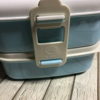 ピングー ランチボックス 2段 ピクニック アウトドアの画像