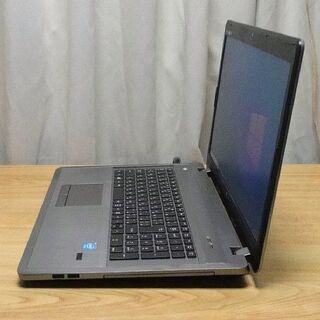 ご購入頂きました 超美品 高性能・高品質ノートPC 大画面17.3インチ HP ProBook 4740S  Core i5 メモリー8GB SSD 240GB（新品）Win10 pro Office 2019 pro 搭載 DVDドライブ WiFi Bluetooth Webカメラ 指紋認証センサー 搭載の画像