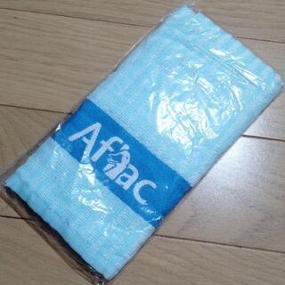 新品　アフラック♪アヒル　フェイスタオル