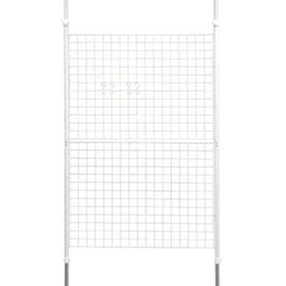 メッシュ　パーテーション　ホワイトの画像