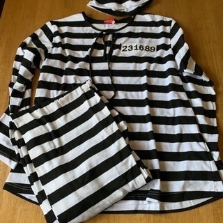 ハロウィン　コスプレ　囚人