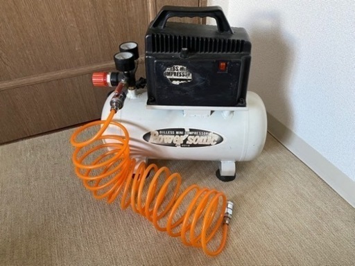 エアーコンプレッサ オイルレスミニコンプレッサ MD-0310 10L