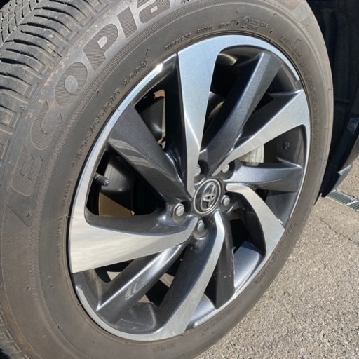 トヨタハリアー60後期　純正アルミタイヤセット