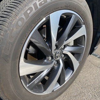 トヨタハリアー60後期 純正アルミタイヤセット