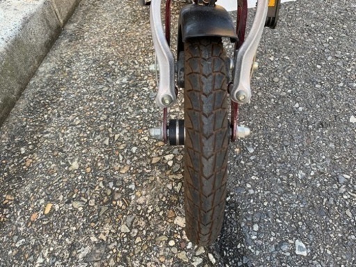 ‼️値下げ‼️オモロイ自転車　赤　6変速‼️美品
