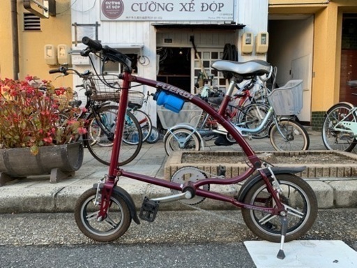 ‼️値下げ‼️オモロイ自転車　赤　6変速‼️美品