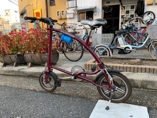 ‼️値下げ‼️オモロイ自転車　赤　6変速‼️美品