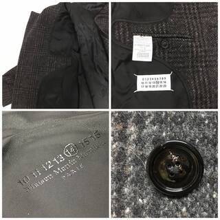 ⭕⭕⭕HY3/87 12AW 名作 マルタン マルジェラ 14 ツイード チェスター ウール コート メンズ 46 Maison Martin Margiela 極美品⭕⭕⭕の画像