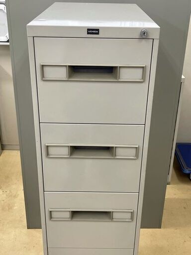 【引き出しタイプ】中古スチール製書庫【5段】