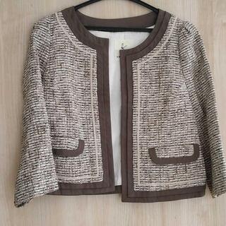 組曲 ノーカラージャケット size２ ほぼ新品