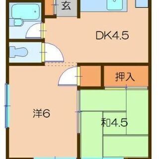 鹿島田 	2DK  定期借家　最安0円後払いで引越可能・カード払...