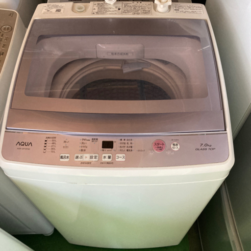 ● 洗濯機、アクア、7キロ