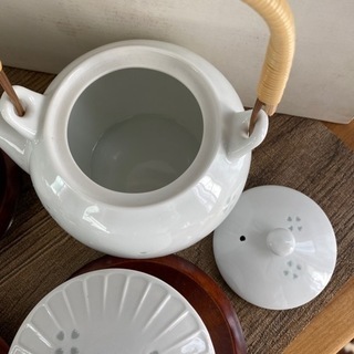 有田焼　急須　湯呑み　茶たく　ホタル　透かし　セットの画像