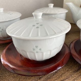 有田焼　急須　湯呑み　茶たく　ホタル　透かし　セットの画像