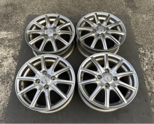 SIBILLA14インチアルミホイール4本セット中古！5.5J-14 コンパクトカー
