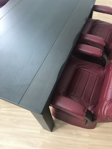 【新品】☆ガス圧チェアー付き　テーブルこたつ5点セット☆