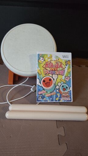 太鼓の達人 Wii  太鼓、バチ、ソフト
