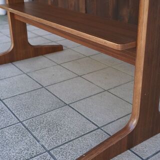 無印良品(MUJI)のリビングでもダイニングでもつかえるテーブル・ウォールナット材です低めのサイズが魅力のLDタイプダイニングテーブルは北欧スタイルやナチュラルモダンなインテリアに♪BJ404