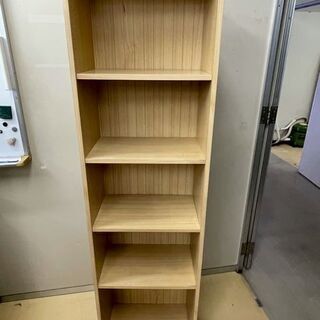 【5段】木目調カラーボックス