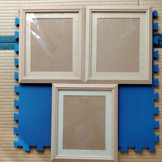 フジカラー 木製額縁 フォトフレーム　３枚　あげます