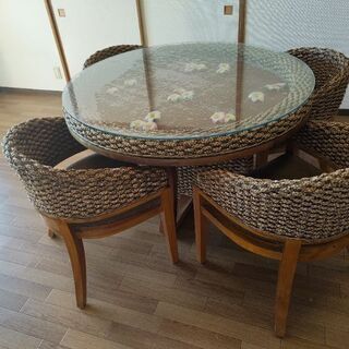 ウォーターヒヤシンスダイニングセット