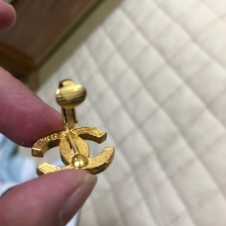 シャネルビンテージイアリング　刻印あり　金ゴールドの画像