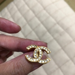 シャネルビンテージイアリング　刻印あり　金ゴールドの画像