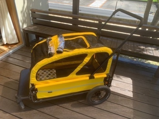 大型犬用バギーカート　エアバギー　キャリッジ　台車ルーフセット