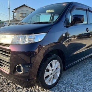 スズキ　ワゴンRスティングレー　車　バイク　の画像