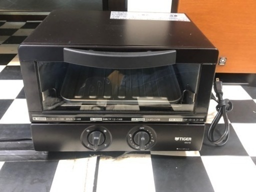 【リサイクルサービス八光　田上店　安心の1か月保証　】タイガー　オーブントースター　KAJ-G100　ブラック 2015年製