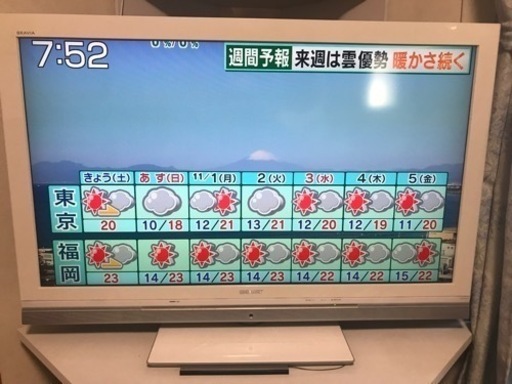 お話中　SONY BRAVIA ソニーブラビア