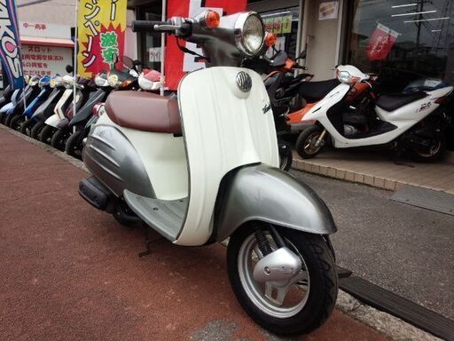 NO.3966　ヴェルデ(ベルデ)(VERDE)　２サイクルエンジン　後期モデル　シルバー＆ホワイト　☆彡