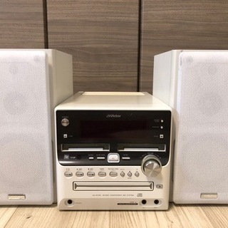 【値下げ】VictorダブルMD・CD・カセットコンポ