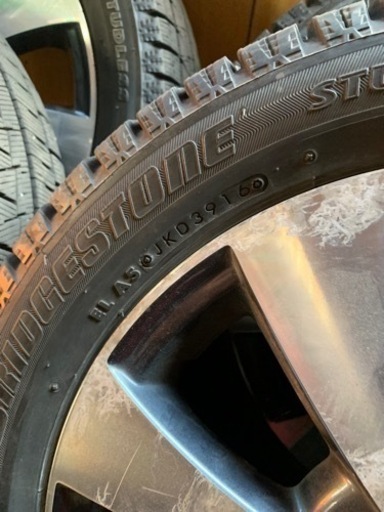 165/55R15 2016年製 7部山 スズキ純正アルミ付き