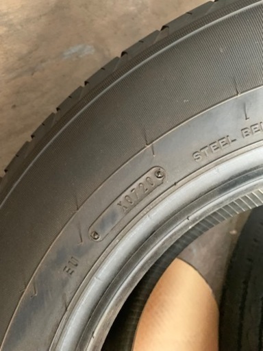 195/80R15 夏タイヤ 7分山
