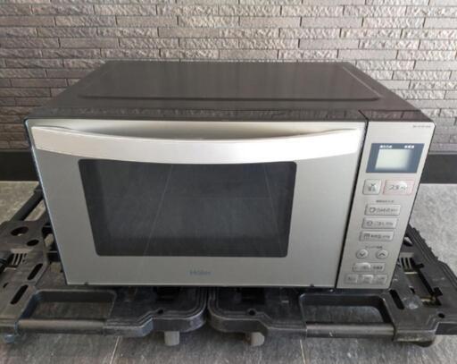 ■取引決定済■2019年製■ハイアール [18L /フラットタイプ] 電子レンジ\nステンレスブラック JM-XP2FH18G