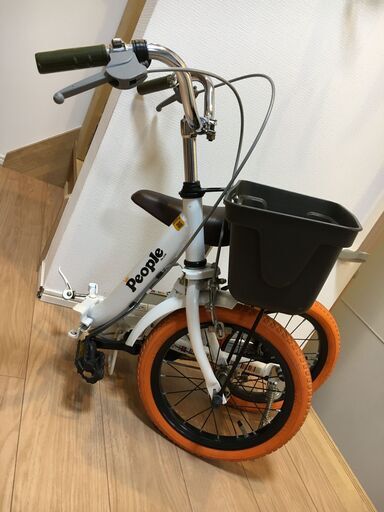 【お取引成立】【美品・点検整備済】ピープル　いきなり自転車　14インチ？　折りたたみ
