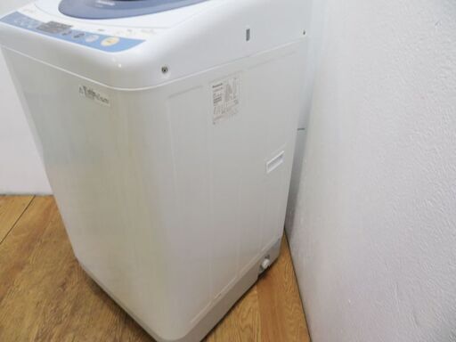 配達設置無料！ Panasonic 6.0kg 洗濯機 内蓋ありタイプ GS12