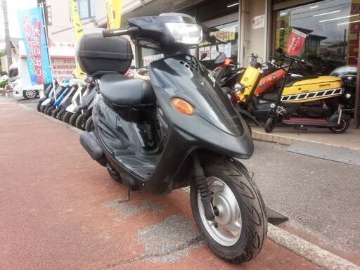 NO.3970　ＢＪ（ベーシックジョグ） ２サイクルエンジン　シャッターキー付き　２スト最終モデル　リヤボックス付き　ブラック　☆彡